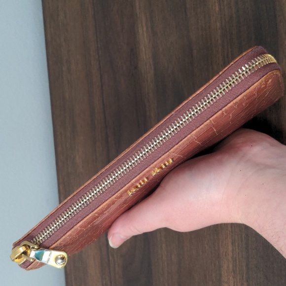 Miu Miu crocodile print long zippy wallet - Picture 12 of 12